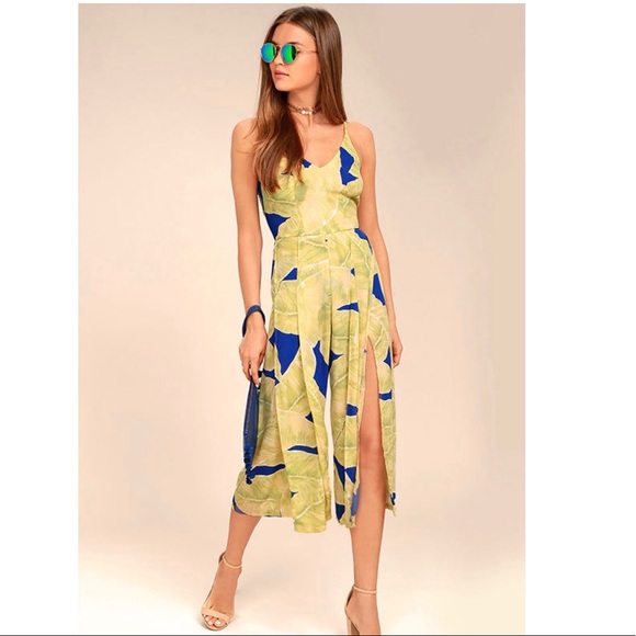 Lulus Pants - Lulus Jumpsuit with Slit on side of the Leg